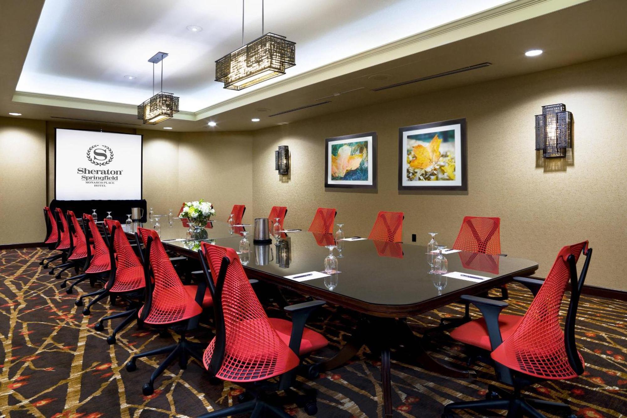 Sheraton Springfield Monarch Place Hotel Buitenkant foto
